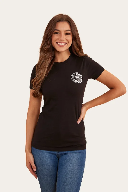 Lowest Price Signature Bull Flag Womens Classic Fit T-Shirt - Black