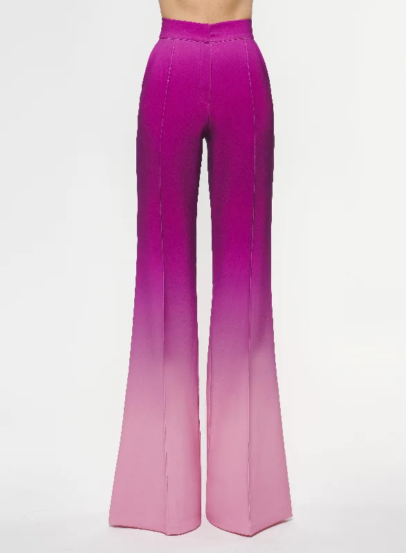 Shop and Save Gradient Flared Pants