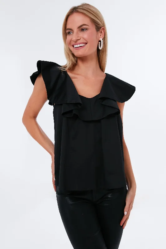 Super Deal Black Willabe Top