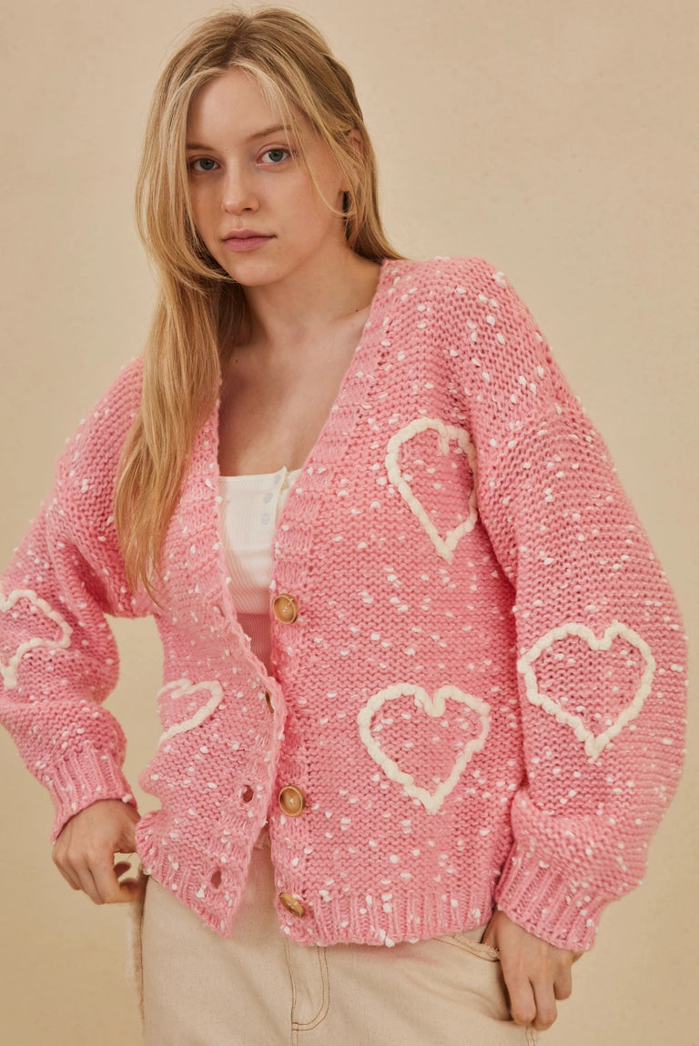 Price Reduction You Have My Heart Cardigan