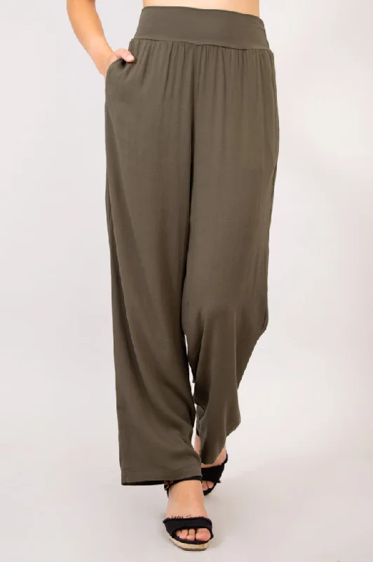 Savings Bonanza Landon Pant, Khaki, Linen Bamboo