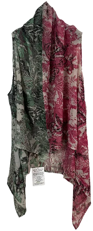 Hurry Up PRG5437 Sheer Avatar Pure Silk Versatile Vest