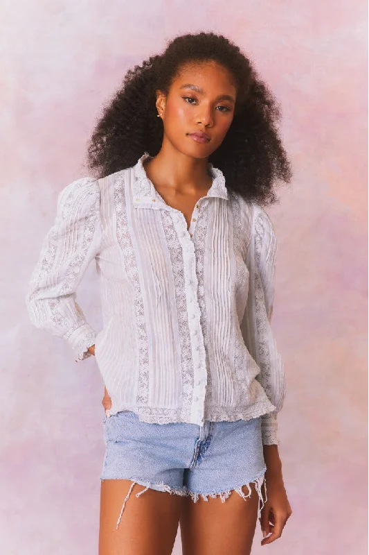 The Best Prices Jacque Top- MOONSTONE