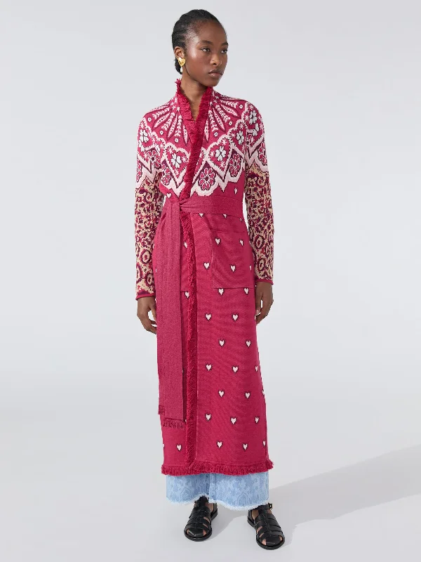 Unbeatable Prices Dalton Cotton Jacquard Duster Red