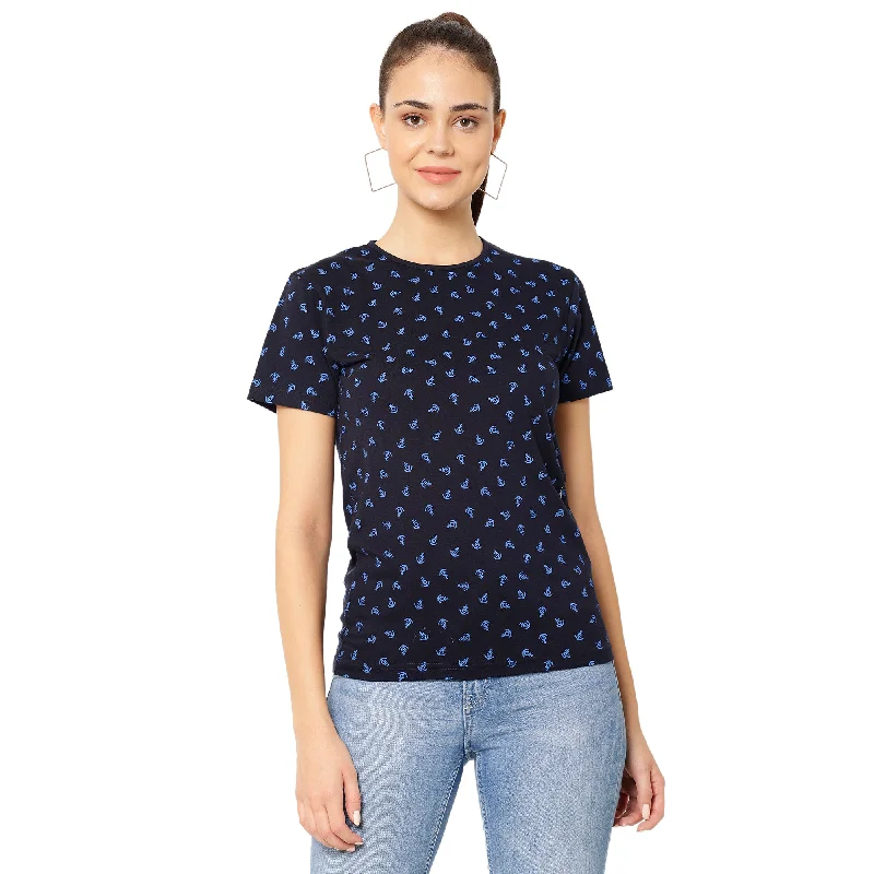 Deal Alert Vimal Jonney Light Blue Color T-shirt For Women