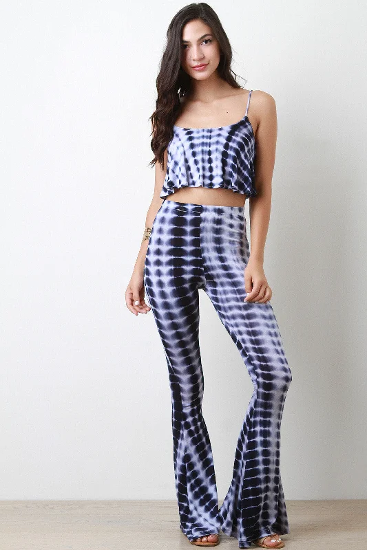 While Supplies Last Tie Dye Sleeveless Crop Top