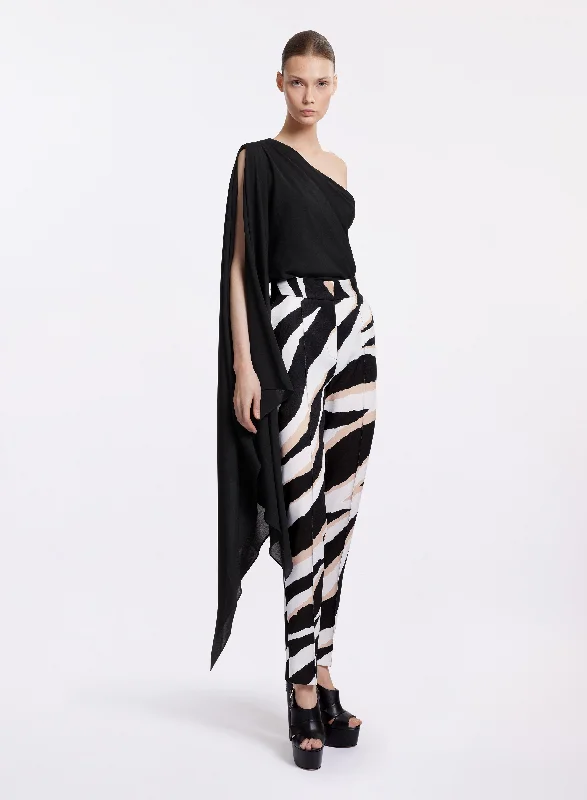 Weekend Discounts to Enjoy Zebra Print Cady Pants