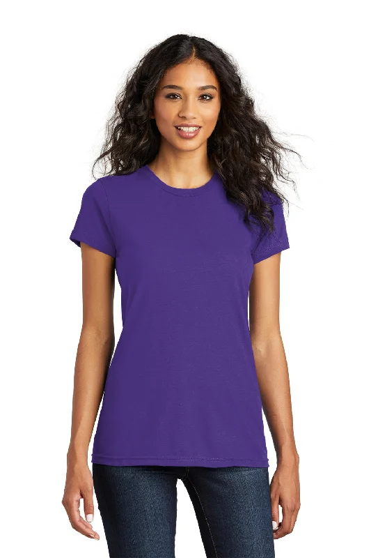 Discount Extravaganza District Womens The Concert Short Sleeve Crewneck T-Shirt - Purple - Closeout Discount Extravaganza District Womens The Concert Short Sleeve Crewneck T-Shirt - Purple - Closeout
