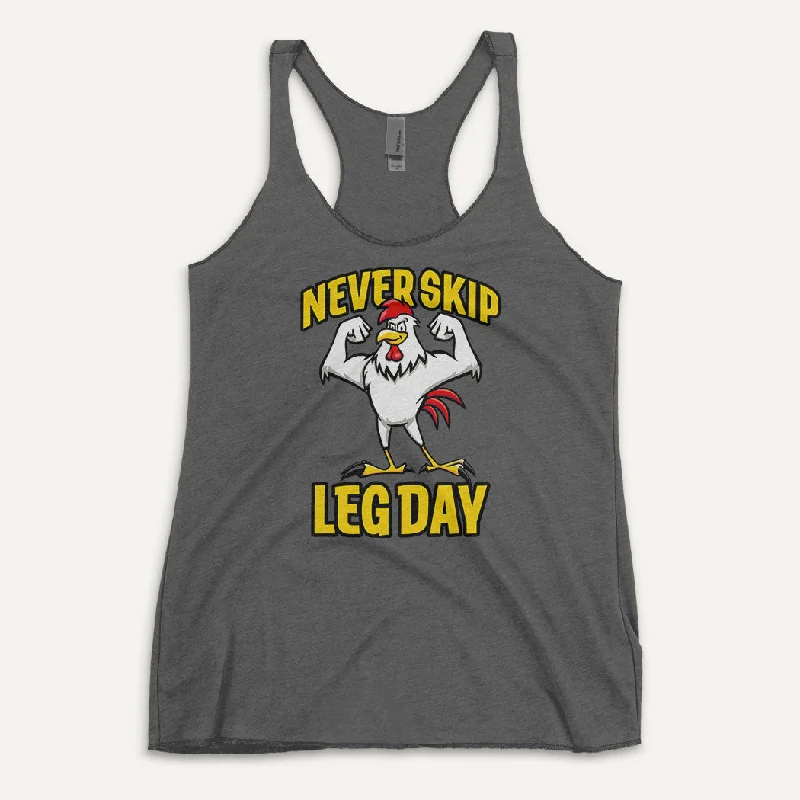 New Deal Never Skip Leg Day Women’s Tank Top