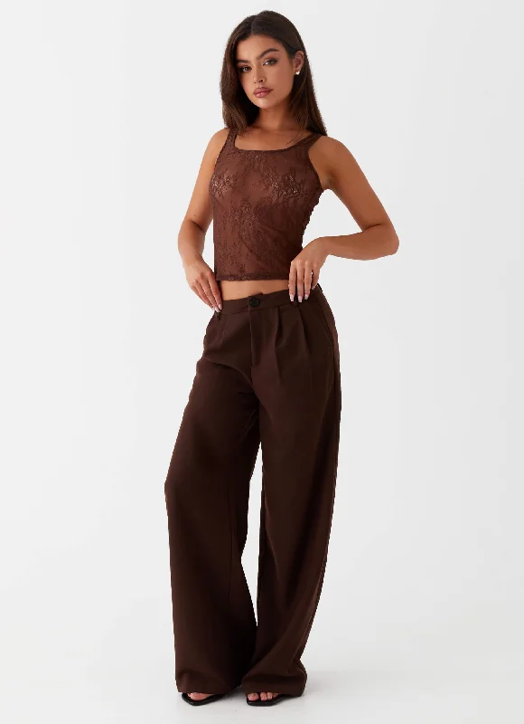 Early Bird Ravenscroft Suit Pants - Dark Chocolate