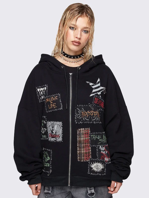 Doorbuster Deal Outspoken Zip Up Hoodie