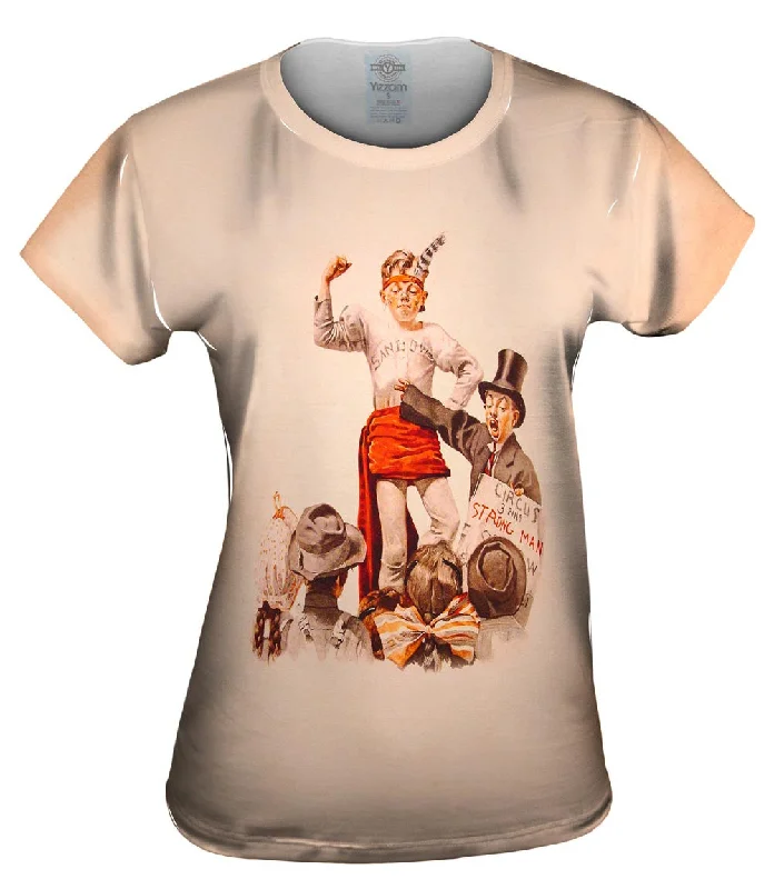 Season Finale Sale Norman Rockwell - "The Circus Barker" (1916)