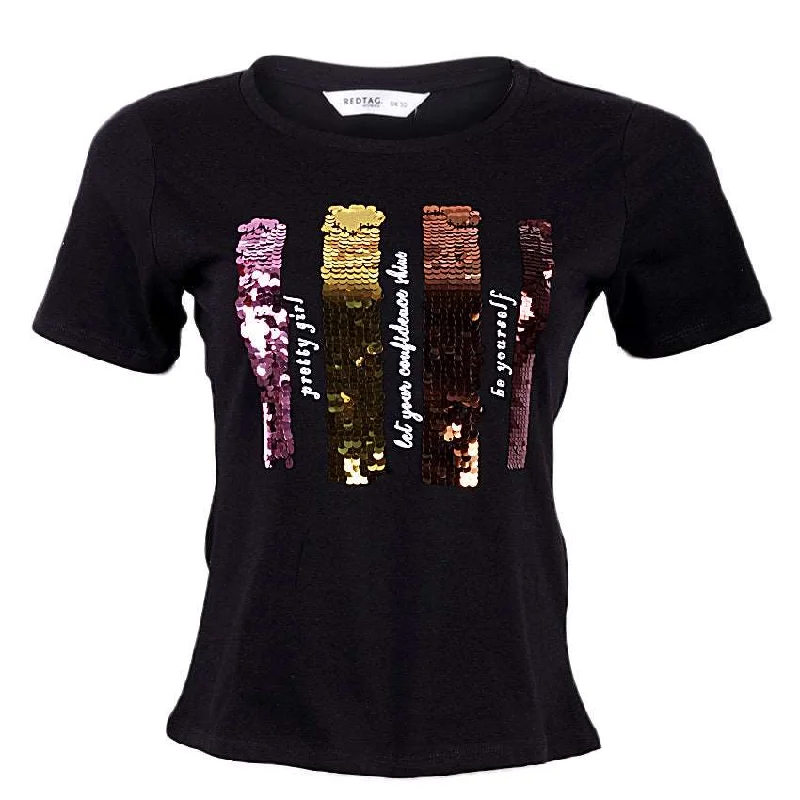 Fantastic Offers REDTAG Blingy Graphic T-Shirt for Women
