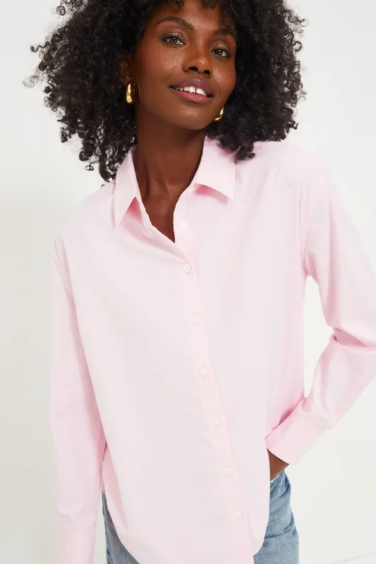 Weekend Special Pink Lightweight Oxford Nadine Boyfriend Button Down