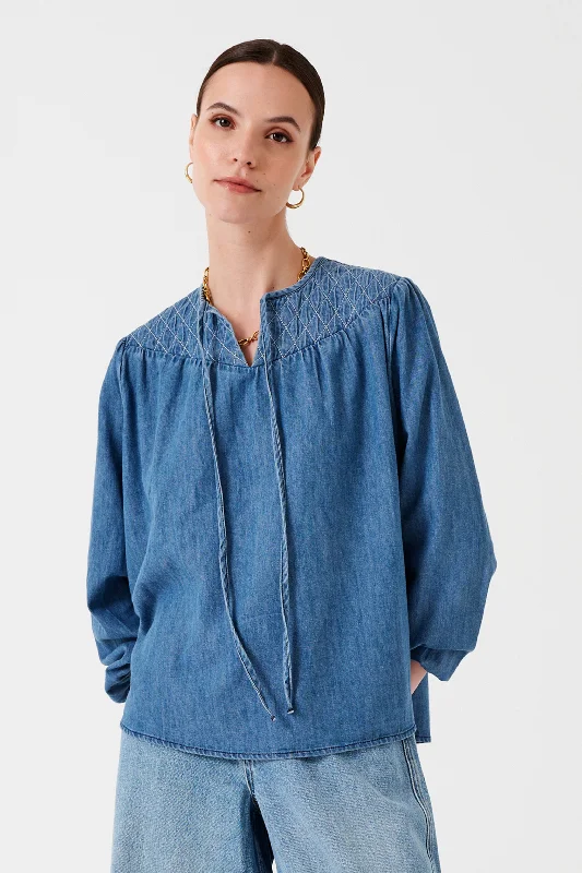 Half Price Clio Blouse in Mid Vintage