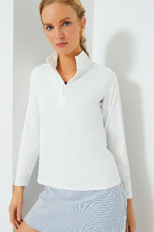 Weekend Deals That Spark White Carver Quarter Zip Tee