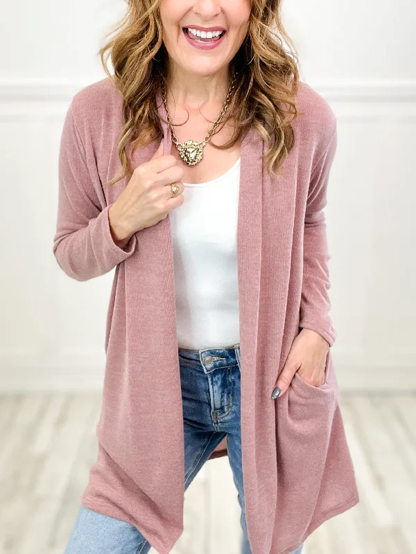 Buy More, Save More As Right As Rain Long Sleeve Cardigan with Pockets