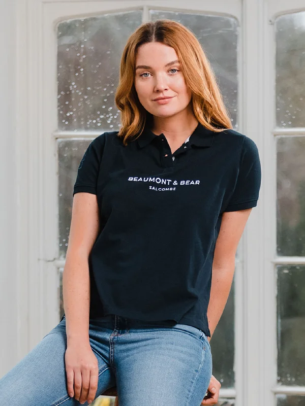 Online Exclusive Harbour Women's Polo Shirt - Navy