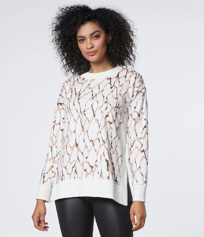 Special Price Printed French Terry Pullover
