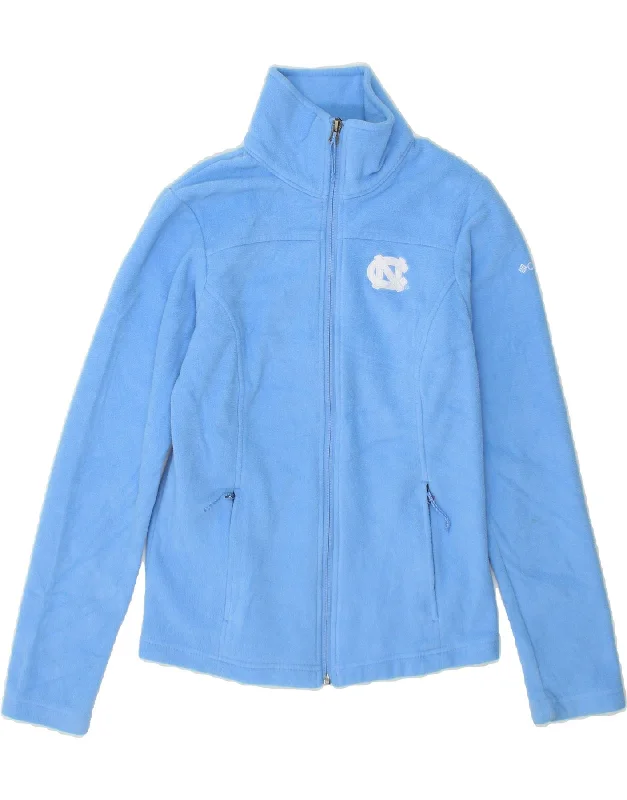 Exclusive Weekend Offers Inside COLUMBIA Womens Fleece Jacket UK 6 XS Blue Polyester