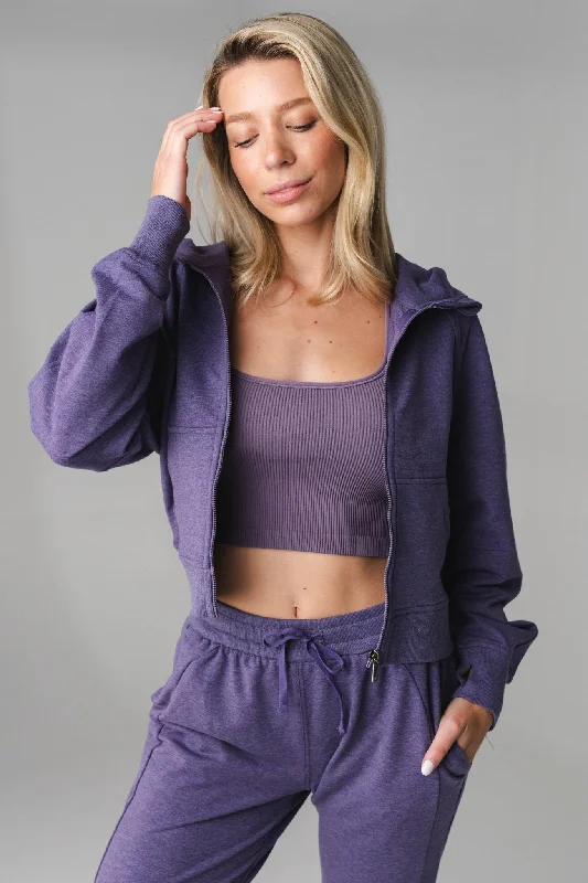 Sale Event Vitality Studio Zip - Violet Marl