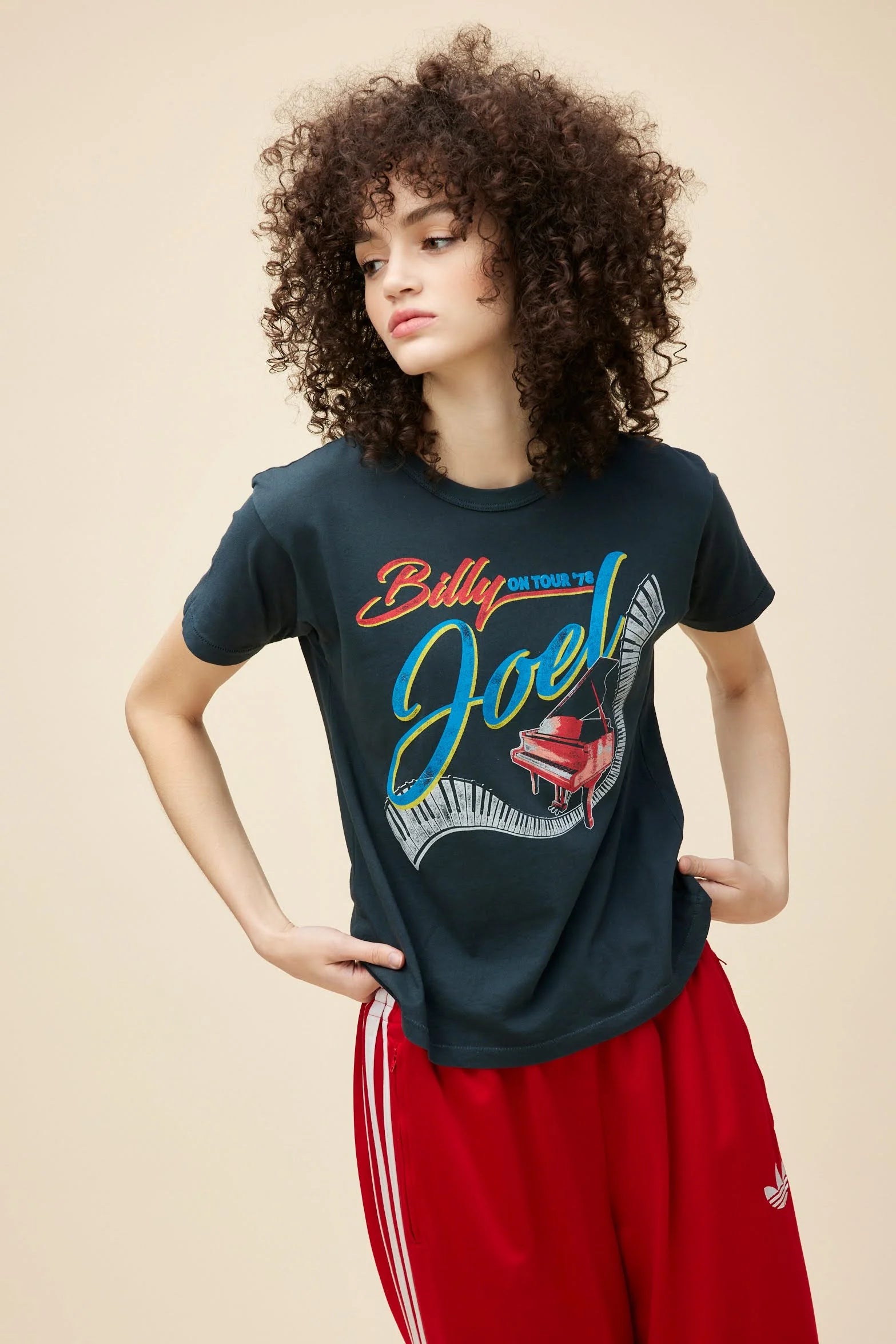 Special Discount The Billy Joel On Tour Ringer Tee by Daydreamer
