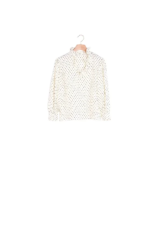 Time-Sensitive Chemise fluide à imprimé mini pois