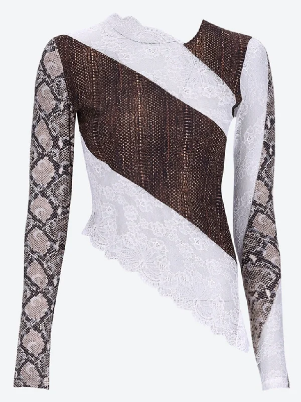 Exclusive Deal Lace twisted top