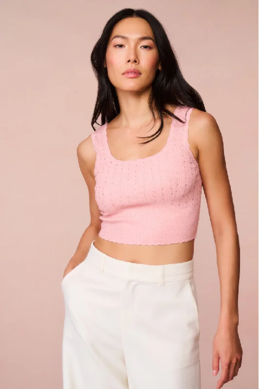 Weekend Savings Bonanza Prague Crystal Knit Tank Top