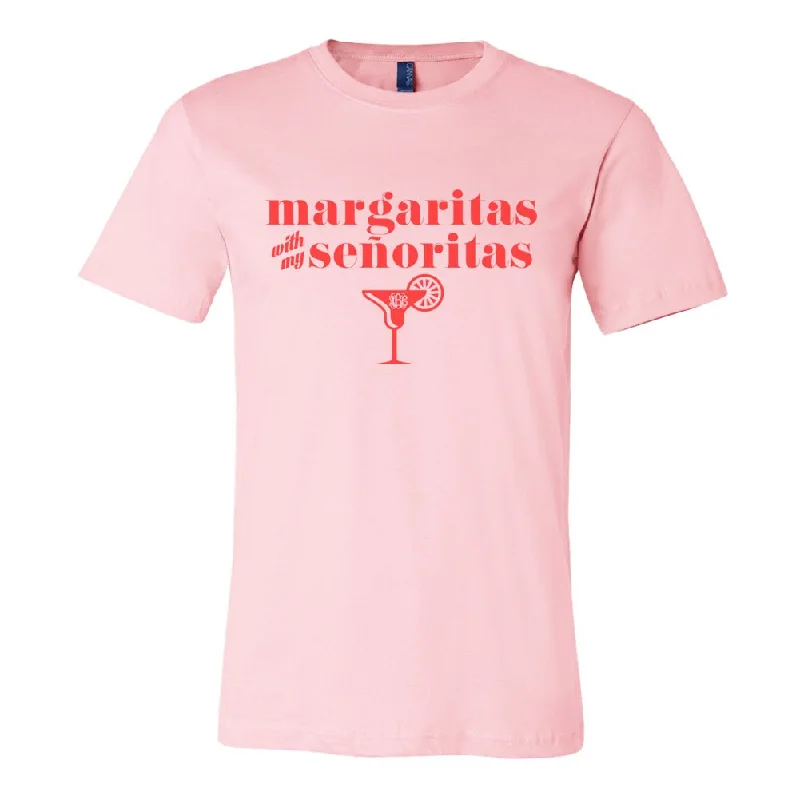 Year-End Clearance Monogrammed 'Margaritas With My Señoritas' Premium T-Shirt