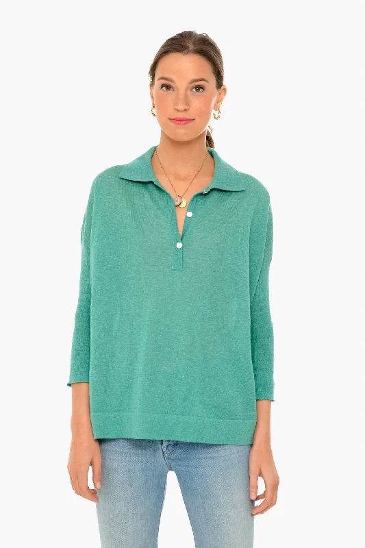 Clearance Event Cabana Green Clayton Knit Polo