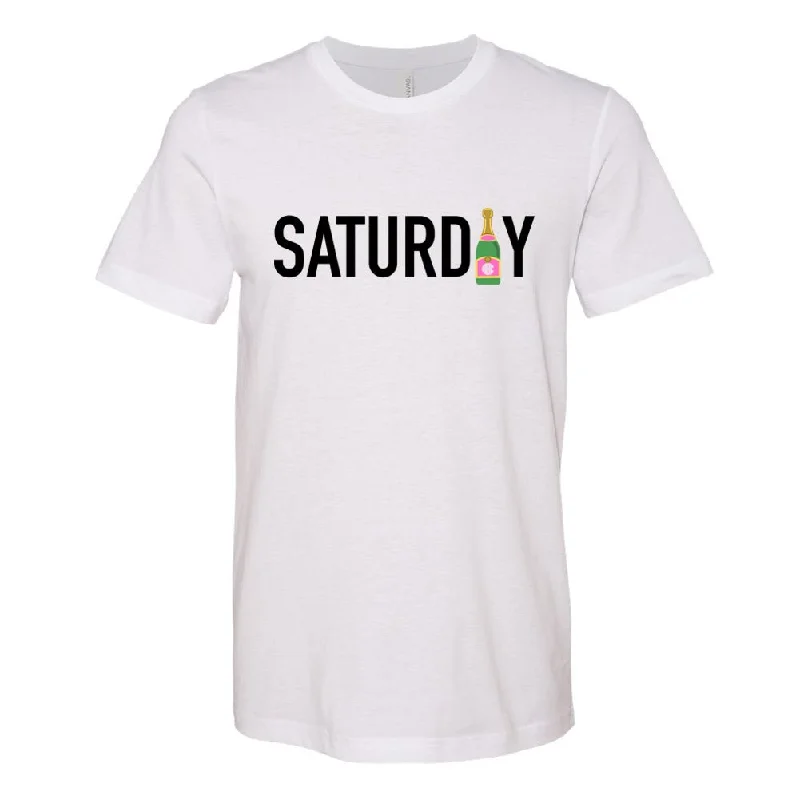 Buy Now Monogrammed 'Champagne Saturday' Premium T-Shirt