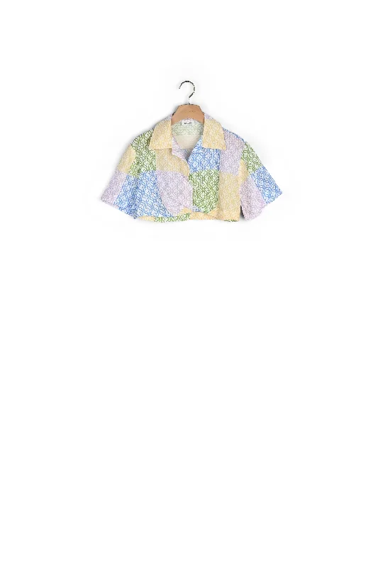Last Chance Chemise courte imprimé patchwork