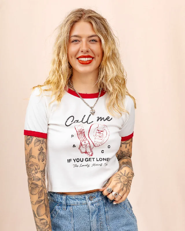 Weekend Flash Sale Call Me Ringer Baby T-shirt - Off White