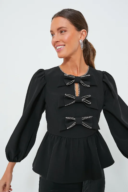 Savings Galore Embellished Bow Blair Blouse