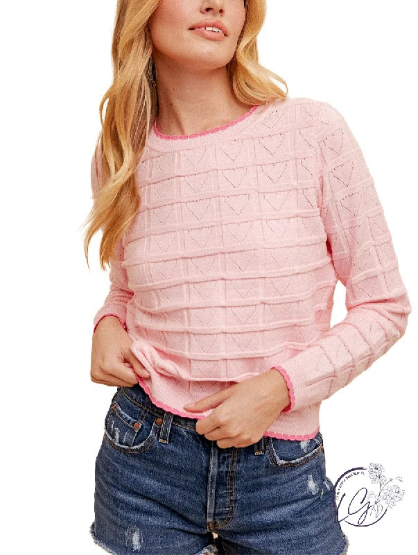 Savings Galore Sweetheart Knit Sweater