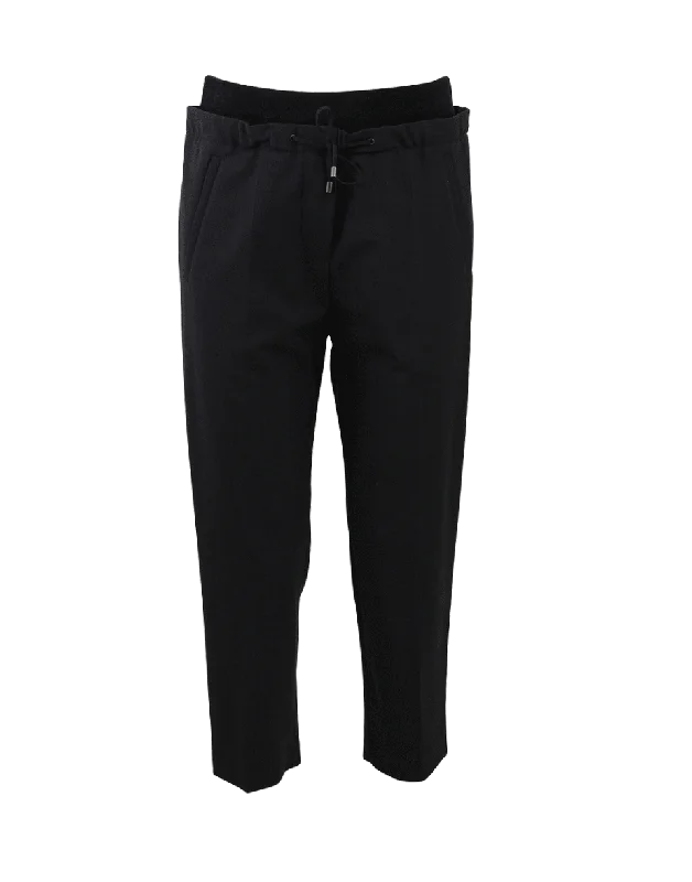 Extra Discounts Double Waist Drawstring Pant