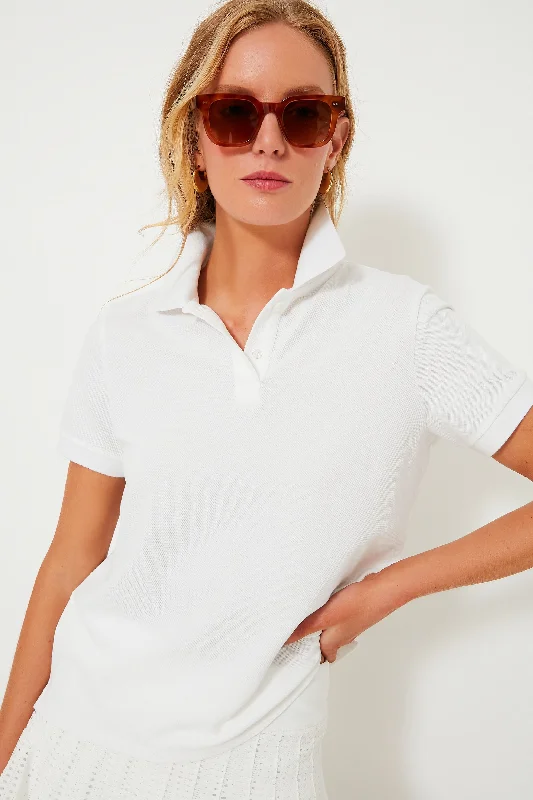 Super Savings White Pique Murray Classic Polo