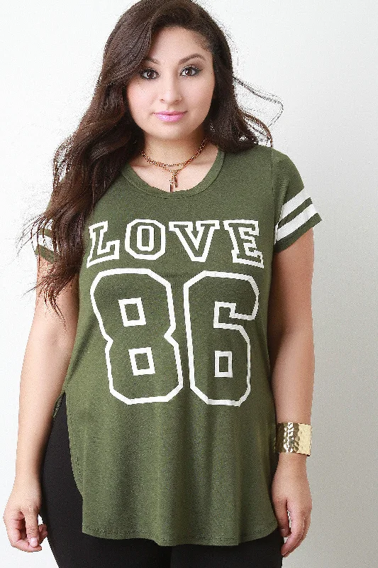 Factory Direct Sale Love 86 Sporty Graphic Tee