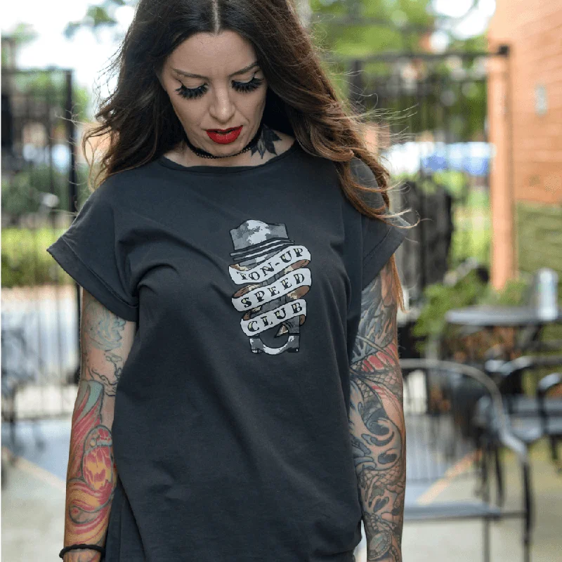 Weekend Savings Fiesta Ton Up Clothing Speed Club Tattoo (Ladies) T-Shirt