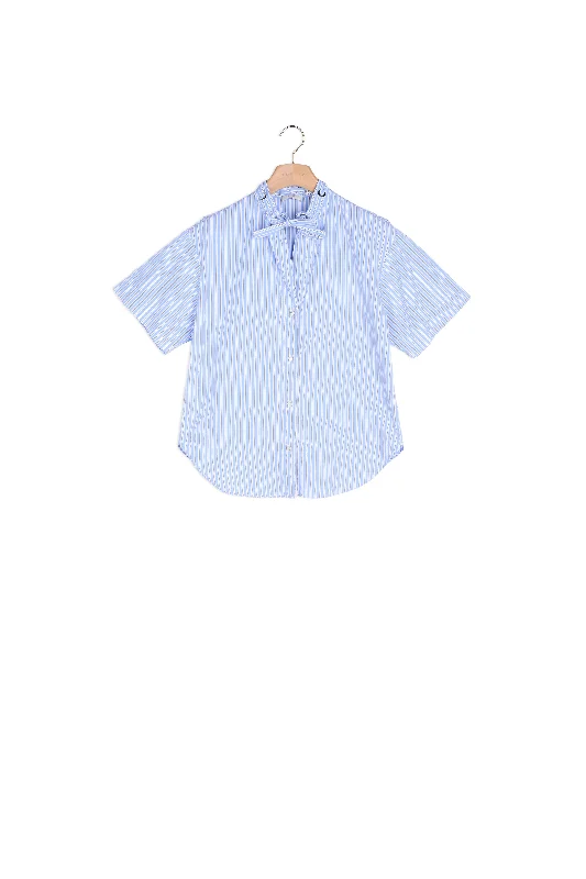 Overstock Sale Chemise en popeline à manches courtes
