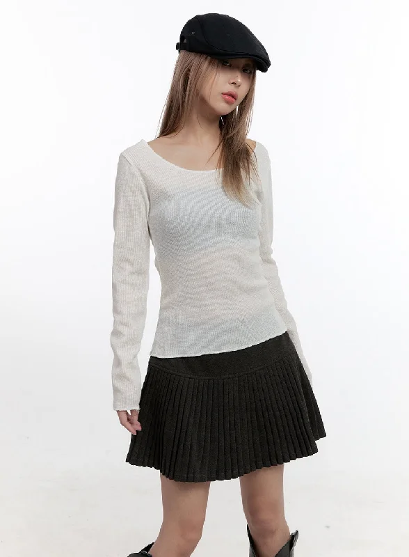 Deal Alert Solid Slim Fit Sheer T-Shirt CN425