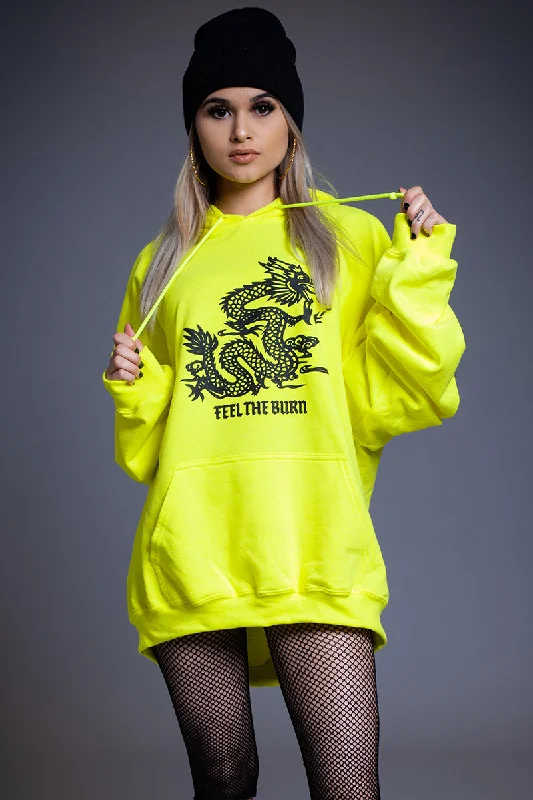 The Best Prices 荧光绿 FTB 连帽衫