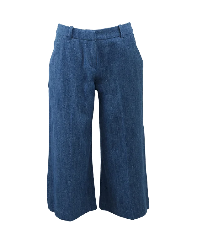 Price Reduction Denim Wash Culottes