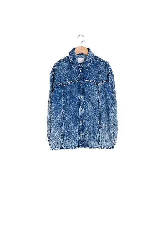 Stock Clearance Chemise en jean ornée de studs