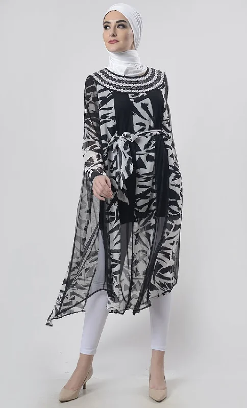 While Supplies Last Lightweight Georgette Printed Long Tunic