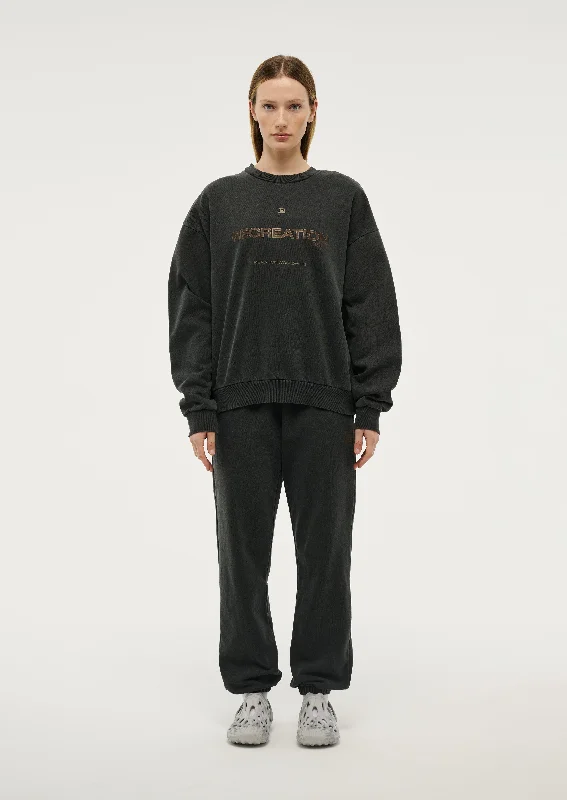 Midnight Madness TEAM RECORD TRACKPANT IN WASHED MARINE BLUE