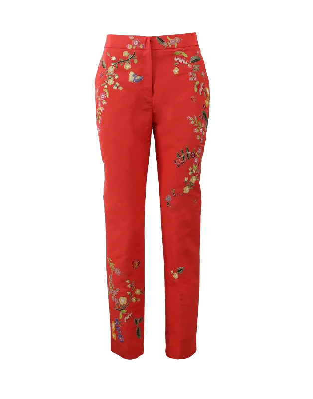 Weekend Savings Spectacular Embroidered Faille Pant