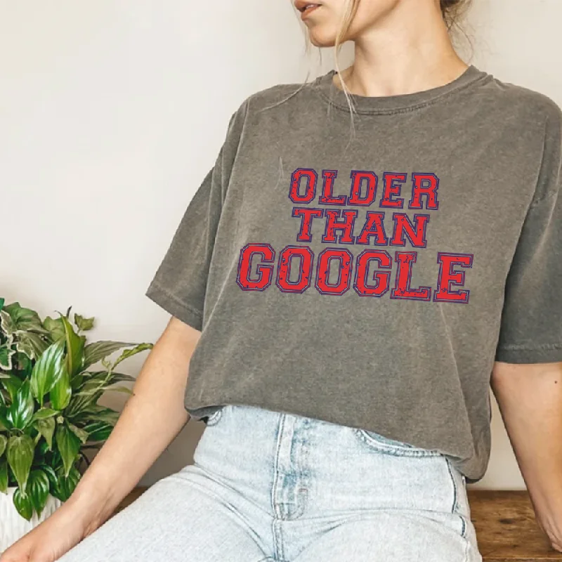 New Deals Generation: Mum - Older Than Google Acid Wash Oversized Tees
