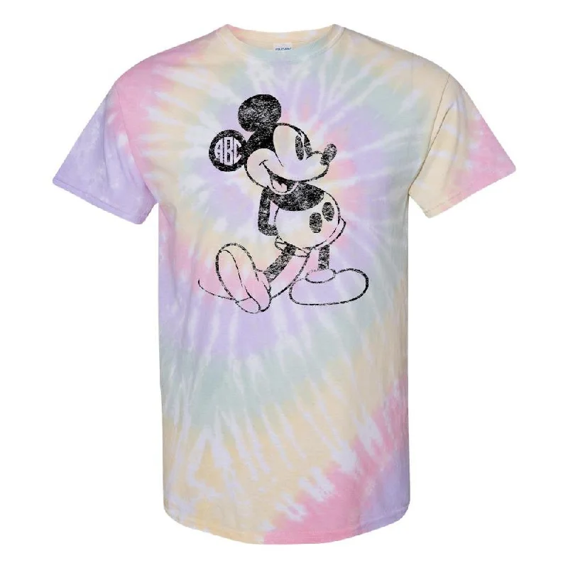 Super Sale Monogrammed 'Tie Dye Mickey' T-Shirt